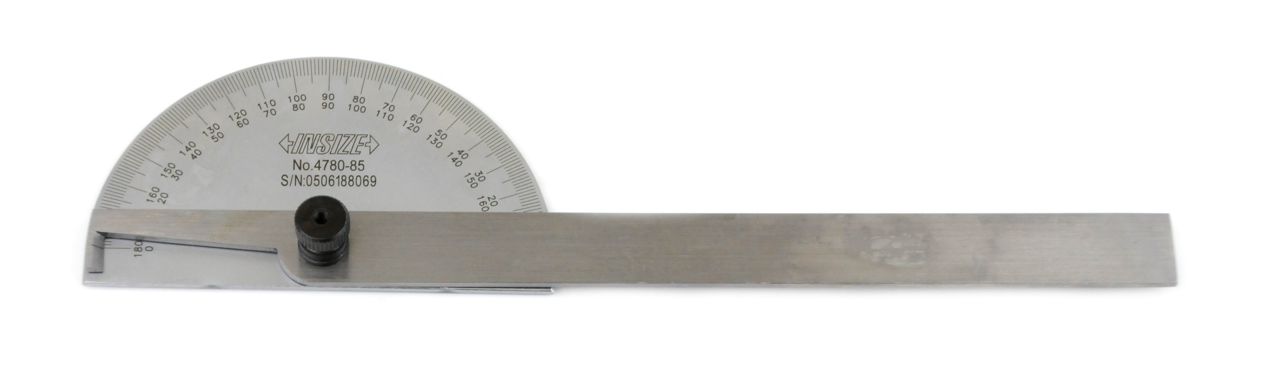180 DEGREE PROTRACTOR INSIZE 85X150mm Wallers Industrial