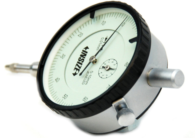 REVERSE READING DIAL INDICATOR | 0 - 10mm x 0.01mm | INSIZE 2801-10