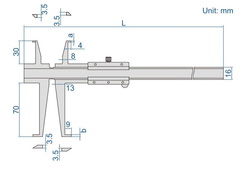 INSIDE GROOVE CALIPER 11-150MM - 1199-150