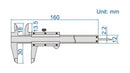 MINI VERNIER CALIPER - INSIZE 1201-1003 0-100mm