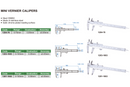 MINI VERNIER CALIPER - INSIZE 1201-1003 0-100mm