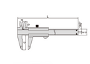 VERNIER CALIPER - INSIZE 1205-2002S 0-200mm / 0-8"