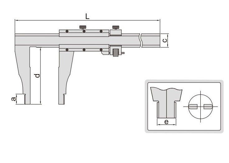 VERNIER CALIPER - INSIZE 1211-12 0-12"