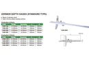 VERNIER DEPTH GAUGE - INSIZE 1240-300 0-300mm