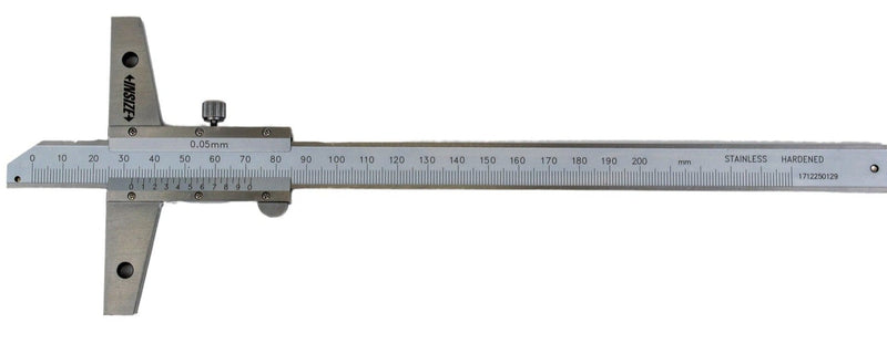 VERNIER DEPTH GAUGE - INSIZE 1247-200 0-200mm