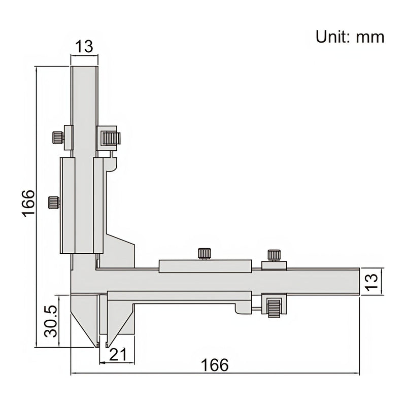 GEAR TOOTH VERNIER CALIPER - 1281-M26A