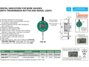 BORE GAUGE DIGITAL INDICATOR - INSIZE 2108-10F 12.7mm / 0.5"