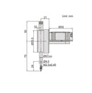 DIGITAL INDICATOR - INSIZE 2118-10 12.7mm / 0.5" (Back Plunger Style)