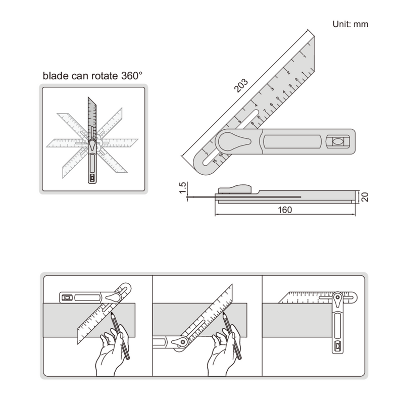 T-BEVEL | INSIZE 2281-180