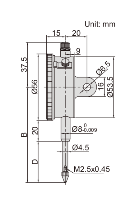 DIAL INDICATOR - INSIZE 2310-30A 30mm