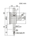DIAL INDICATOR - INSIZE 2311-5 5mm