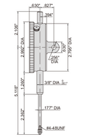 LARGE FACE DIAL INDICATOR | 0 - 2" x 0.001" | INSIZE 2312-2