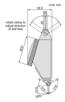 LARGE RANGE DIAL TEST INDICATOR - 2386-16A