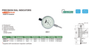 PRECISION DIAL INDICATOR | 0 - 1mm x 0.001mm | INSIZE 2830-1