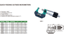0-1" QUICK FEED MICROMETER -  3208-1