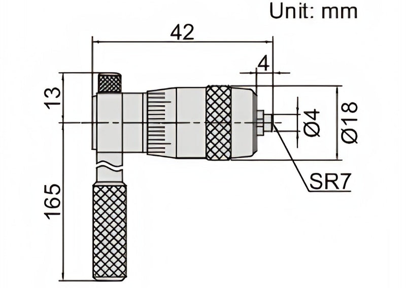 TUBULAR INSIDE MICROMETER - Insize 3221-63 50-63mm