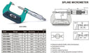 SPLINE MICROMETER - INSIZE 3233-1 0-1"