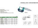 SPHERICAL ANVIL TUBE MICROMETER - INSIZE 3260-75SA 50-75mm