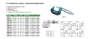 CYLINDRICAL ANVIL TUBE MICROMETER | 0 - 1" x 0.0001" | INSIZE 3261-1D