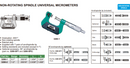 1-2" Digital Non-rotating Spindle Micrometer - 3202-2