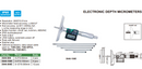 DIG DEPTH MICROMETER 0-2" - 3540-50E