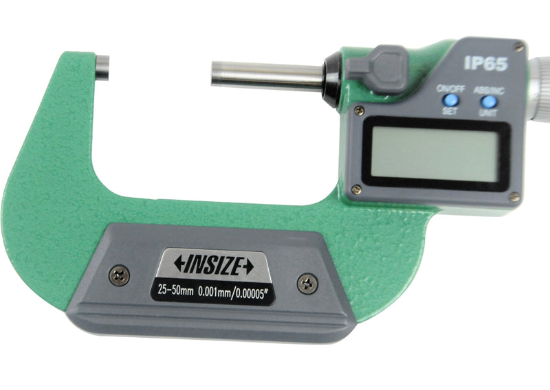 DIGITAL OUTSIDE MICROMETER - INSIZE 3108-50A 25-50mm / 1"-2"