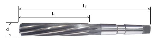 Somta Series 712 – HSS Machine Reamer 1‑1/2″ MTS No.4 (Morse Taper Shank)