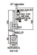 MAGNETIC BASE - INSIZE 6201-60 60 Kg