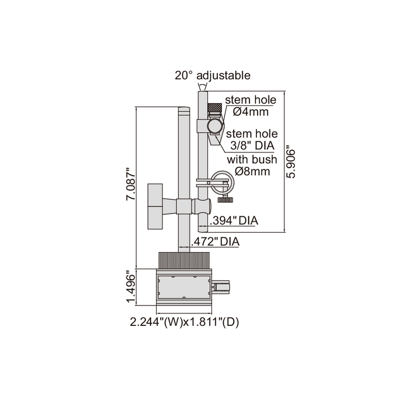 MAGNETIC STAND | INSIZE 6215-60