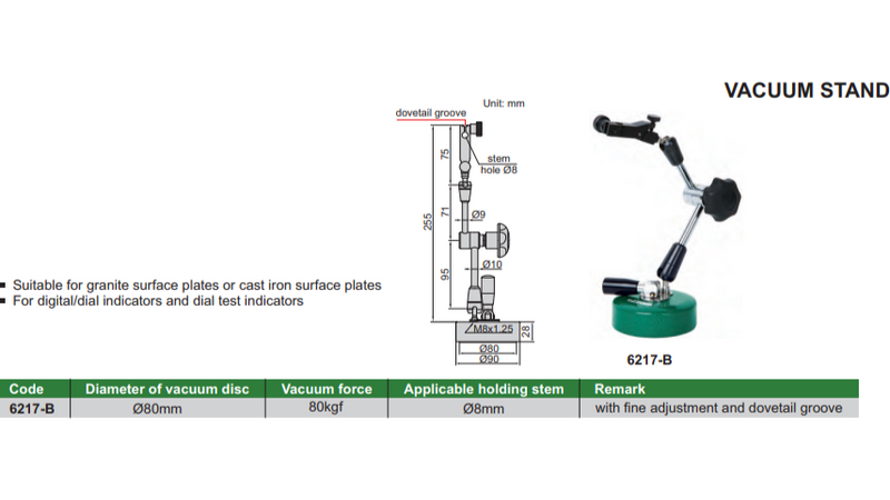 VACUUM STAND - 6217-B