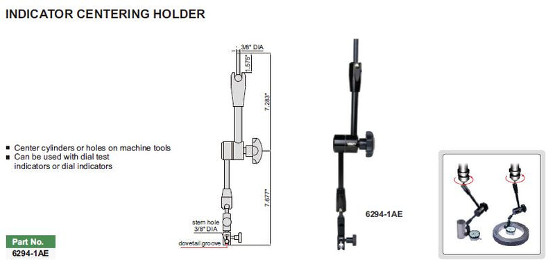 INDICATOR CENTERING HOLDER - 6294-1AE