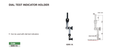 DIAL TEST CENTERING HOLDER - INSIZE 6295-1A
