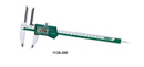 INSIZE 1138-200 Electronic Caliper with Long Upper Jaws, 0-8"/0-200mm Range Digital, Stainless Steel