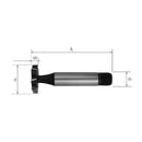 SOMTA – Series 367 HSS Woodruff Cutter No. 305 – Threaded Shank Keyseat Cutter