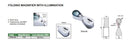FOLDING MAGNIFIER WITH ILLUMINATION | 7515-10