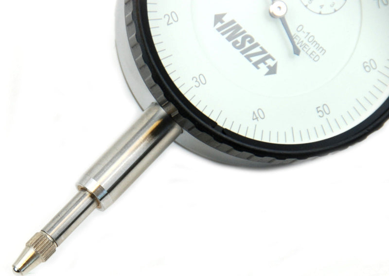 REVERSE READING DIAL INDICATOR | 0 - 10mm x 0.01mm | INSIZE 2801-10