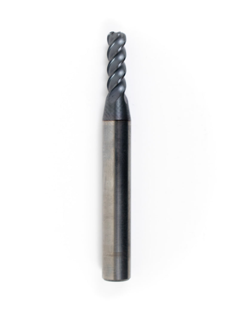 SHORT SERIES CORNER RADIUS ENDMILL - Best Carbide 4mm (4 Flute, Nano Coated, 1mm Radius)