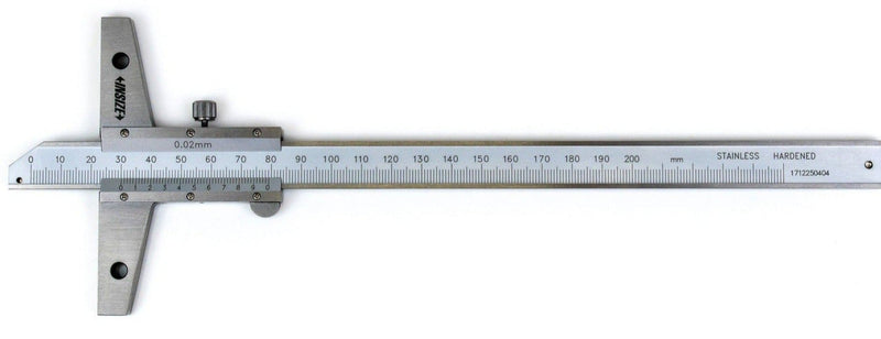 VERNIER DEPTH GAUGE - INSIZE 1247-2001 0-200mm