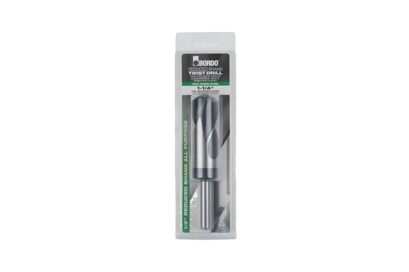 REDUCED SHANK DRILL 1-1/4" HSS | BORDO