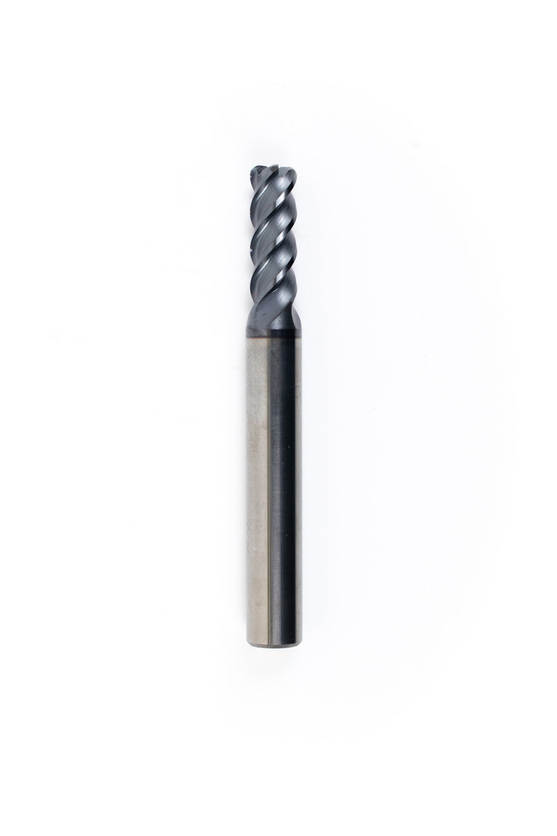 SHORT SERIES CORNER RADIUS ENDMILL - Best Carbide 5mm (4 Flute, Nano Coated, 1mm Radius)