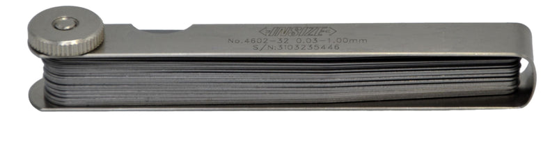 FEELER GAUGE SET - INSIZE 4602-32 0.03-1mm