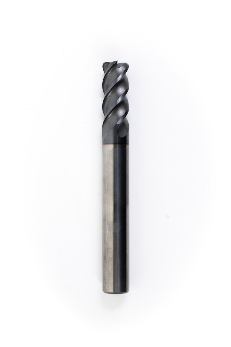 SHORT SERIES CORNER RADIUS ENDMILL - Best Carbide 6mm (4 Flute, Nano Coated, 1mm)