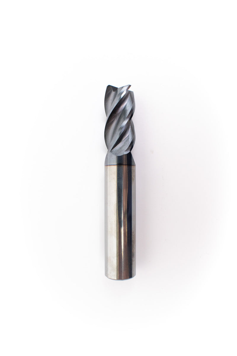 VARIABLE HELIX ENDMILL - Best Carbide 3/8" (4 Flute, Nano Coated)