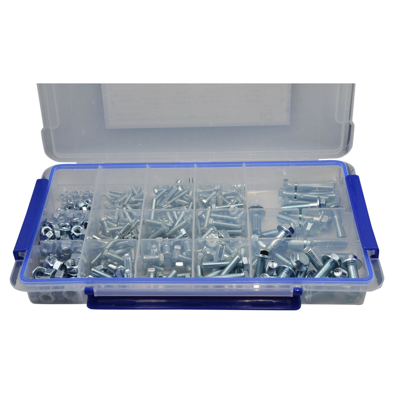 455 Piece Flange Head Bolt and Nut Grab Kit Assortment
