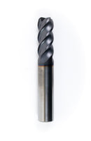 SHORT SERIES CORNER RADIUS ENDMILL - Best Carbide 12mm (4 Flute, Nano Coated)