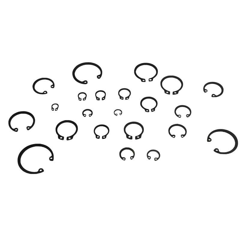 Metric Internal External Circlip Snap Ring 340 piece Grab Kit Assortment
