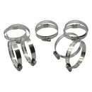 10 Piece 304 Stainless Steel 52-76mm Worm Drive Hose Clamp