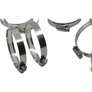 10 Piece 304 Stainless Steel 52-76mm Worm Drive Hose Clamp