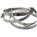 4 Piece Kale 304 Stainless Steel 90-110mm Worm Drive Hose Clamp