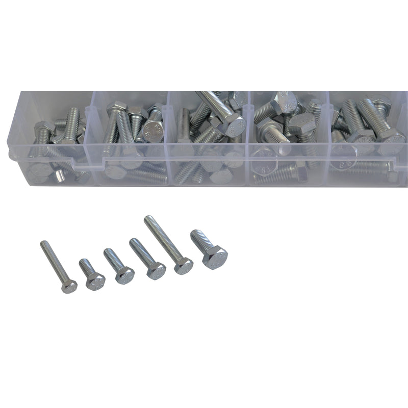 424 pc High Tensile Grade 8.8 Nut & Bolt Grab Kit Assortment  M4 - M10